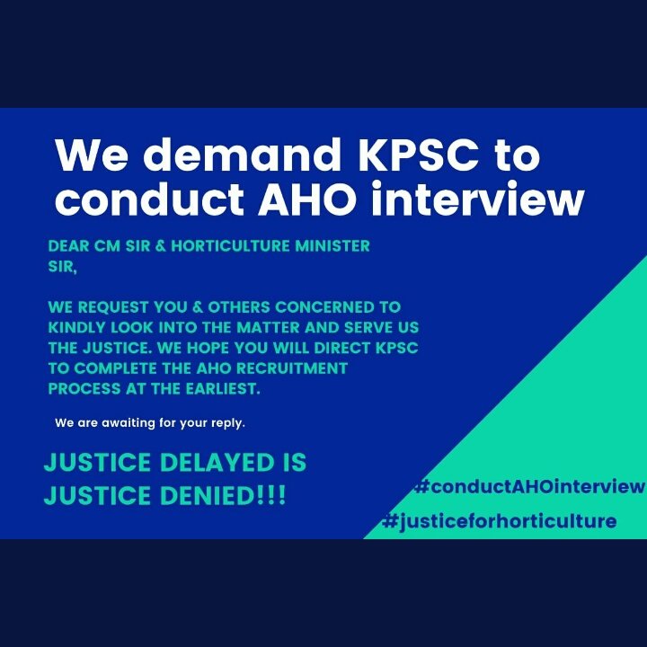 hortitrolls's tweet photo. #justiceforhorticulture 
#conductAHOinterview 
@bcpatilkourava @NarayanaGowda_ 
@siddaramaiah @prajavani @KannadaPrabha https://t.co/ybGY20jfUw