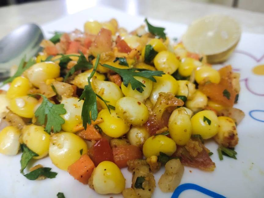 Fresh Corn Bhel (Corn Mixture): Tangy & Spicy Evening Snack!

#sweetcorn #eveningsnack #quickfood #IndianChat #easytomake #healthyfood #India #Indiahighlights #Indiaupdates #IndiaJapan #IndiaProject #IndiaTeam #Maruhachiteant #08tent #JPtentcompany #internship #Japan