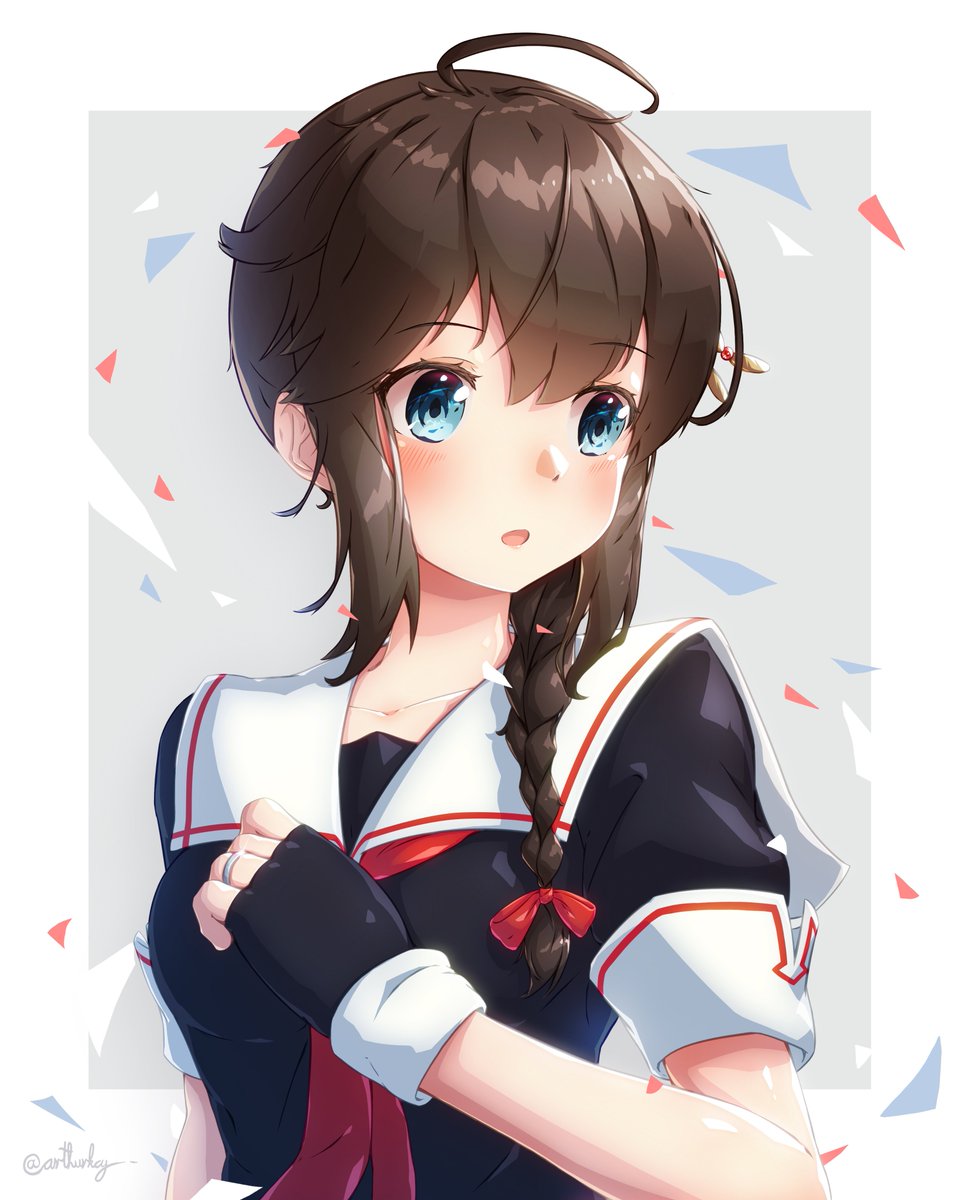 艦これ「時雨 #艦これ #絵描き
https://t.co/ZEnydkeVaT 」|アーサー⚓🇬🇧のイラスト