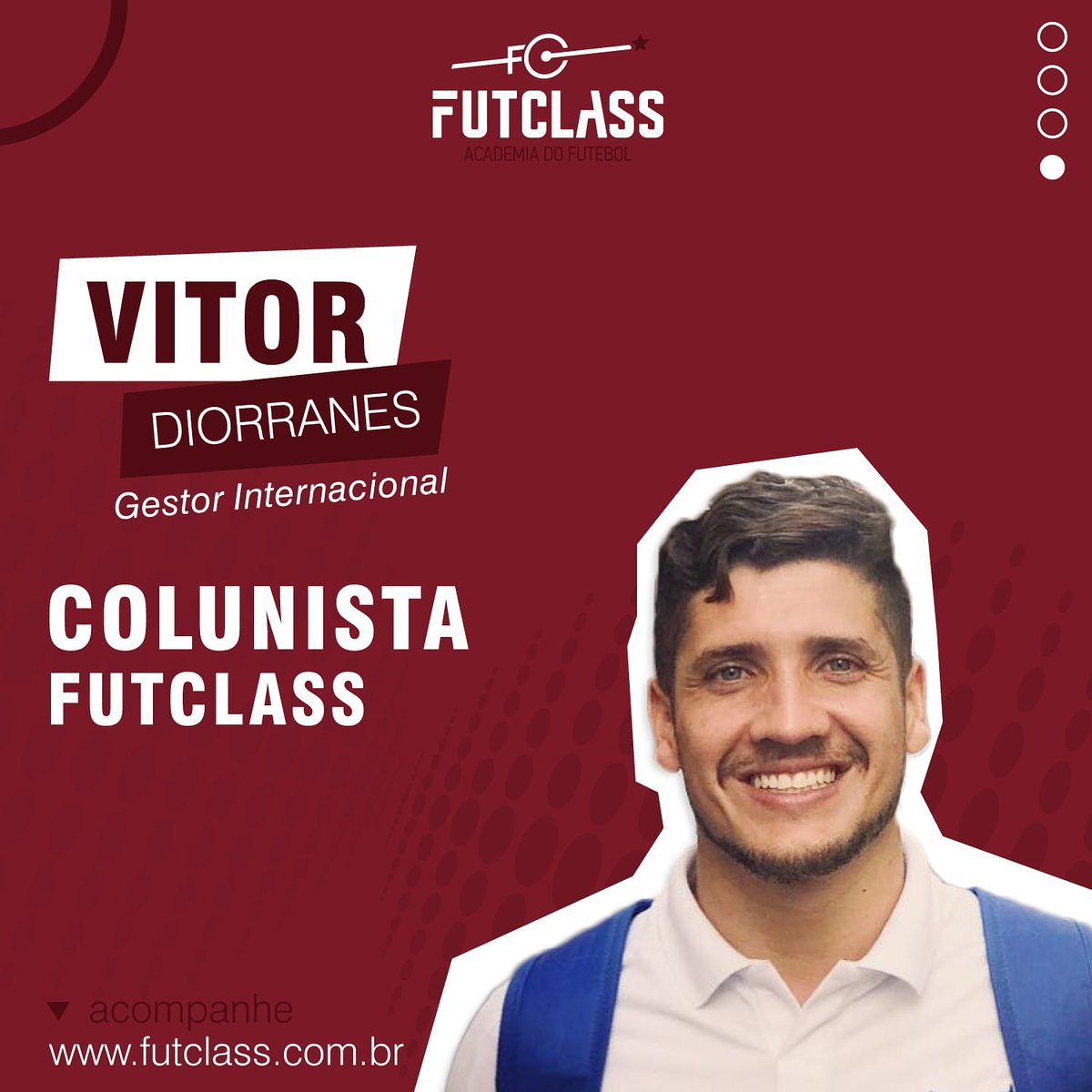 futclassoficial's tweet photo. @vitordiorranes é colunista confirmado no site do FutClass! https://t.co/AsBTFQhKXQ