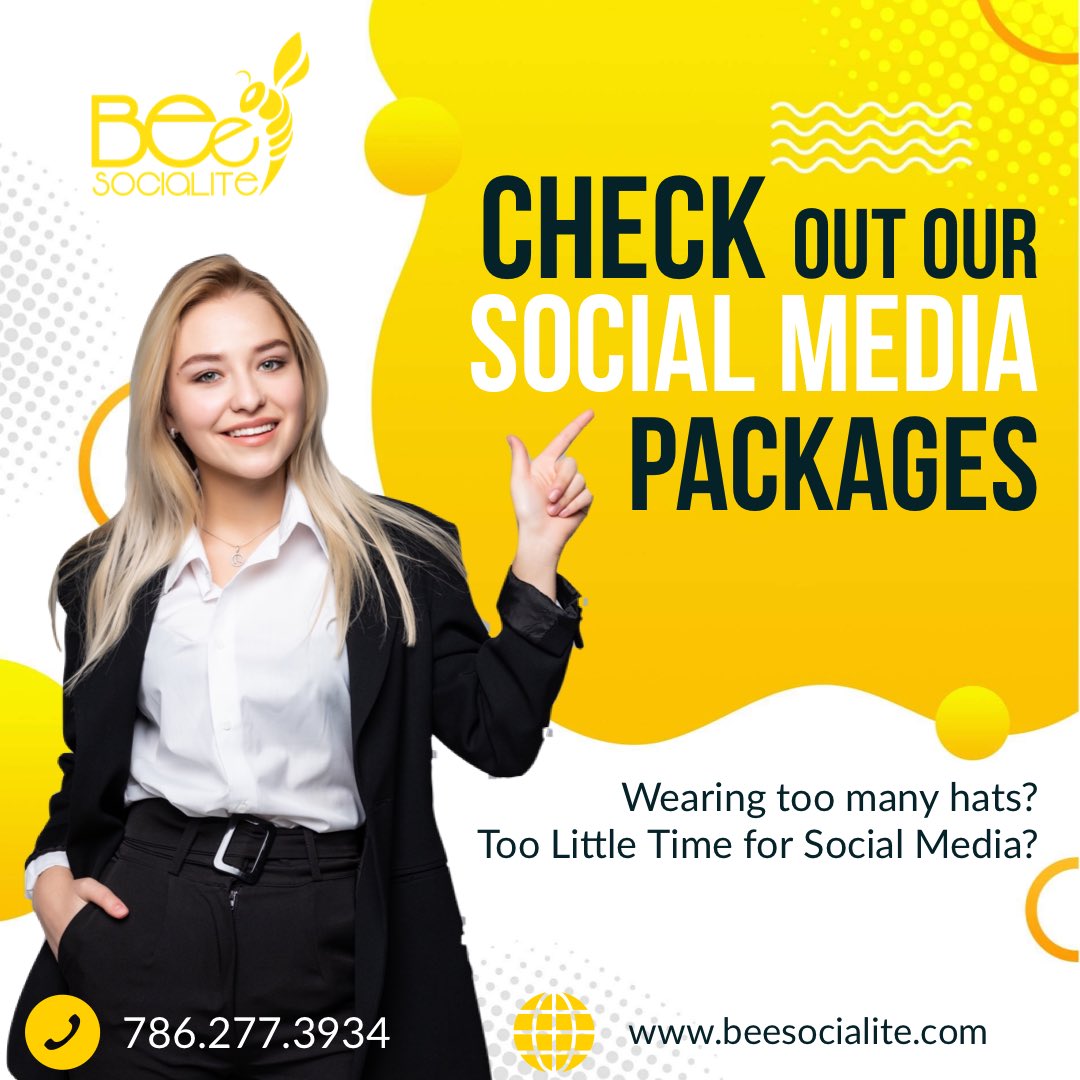 Bee_Socialite's tweet photo. Wearing too many Hats? 🎩
Too little time for Social Media? ⏳⌛️
We will manage your social media so you can focus on what you do best - run your business!
Check out our Social Media Packages!
¡Hablamos Español!
DM us!
https://t.co/rlmeFLm4ui
#multiculturalagency #socialmedia https://t.co/uQNoF4wtmn