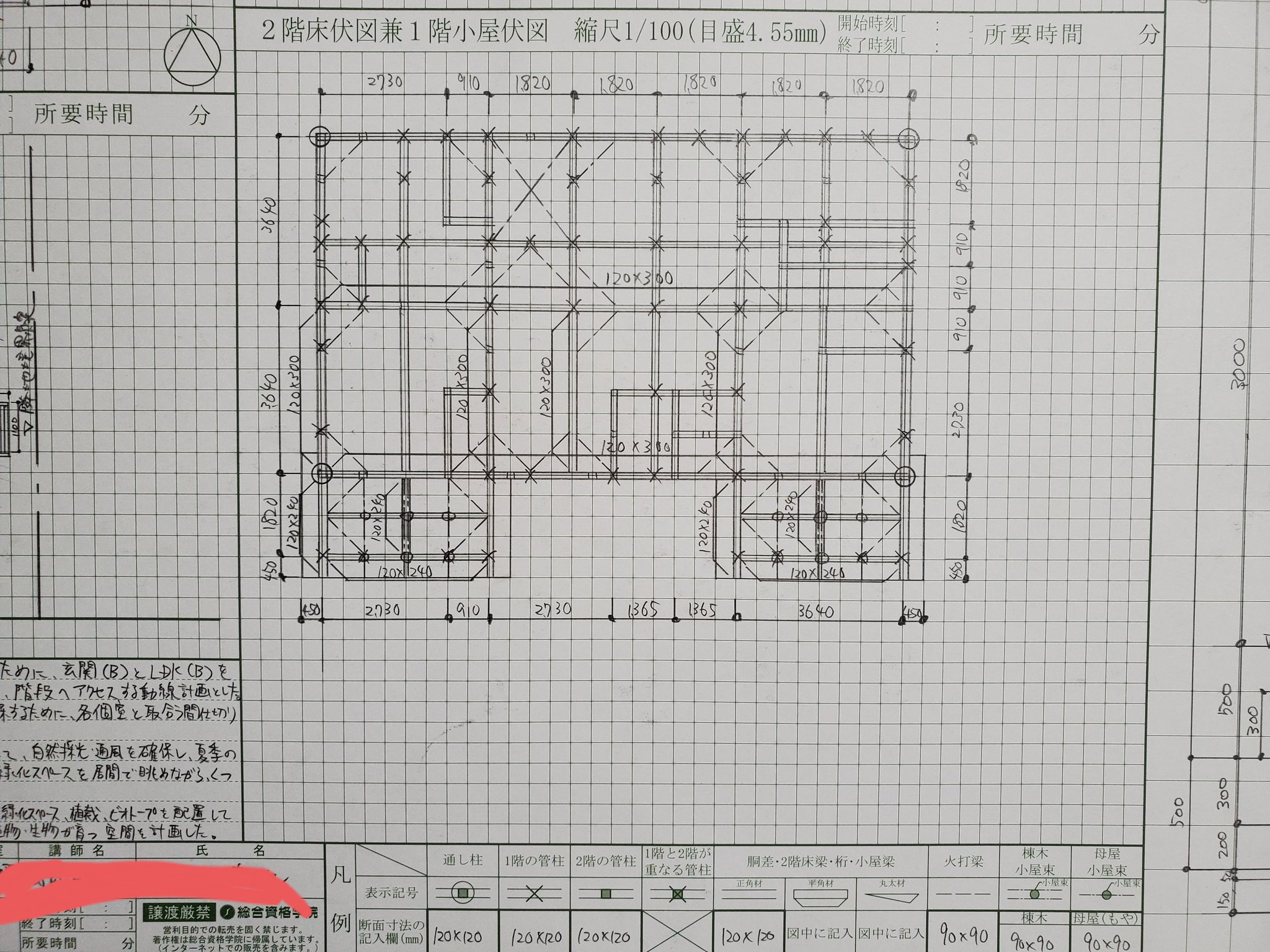 二級建築士　製図資料 令和2年二級建築士試験「設計製図の試験」の課題発表！ : TAC
