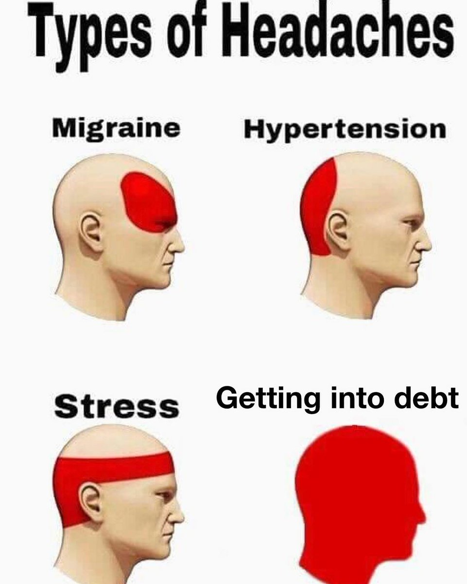 kolaolugbodi's tweet image. As much as you can, avoid being in debts. The borrower is always a servant to the lender. And so lenders can really drive you nut.

#avoidit #debt #debtfree #headaches