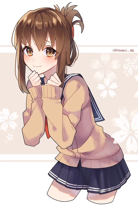 ワンドロ電ちゃん加筆しました 