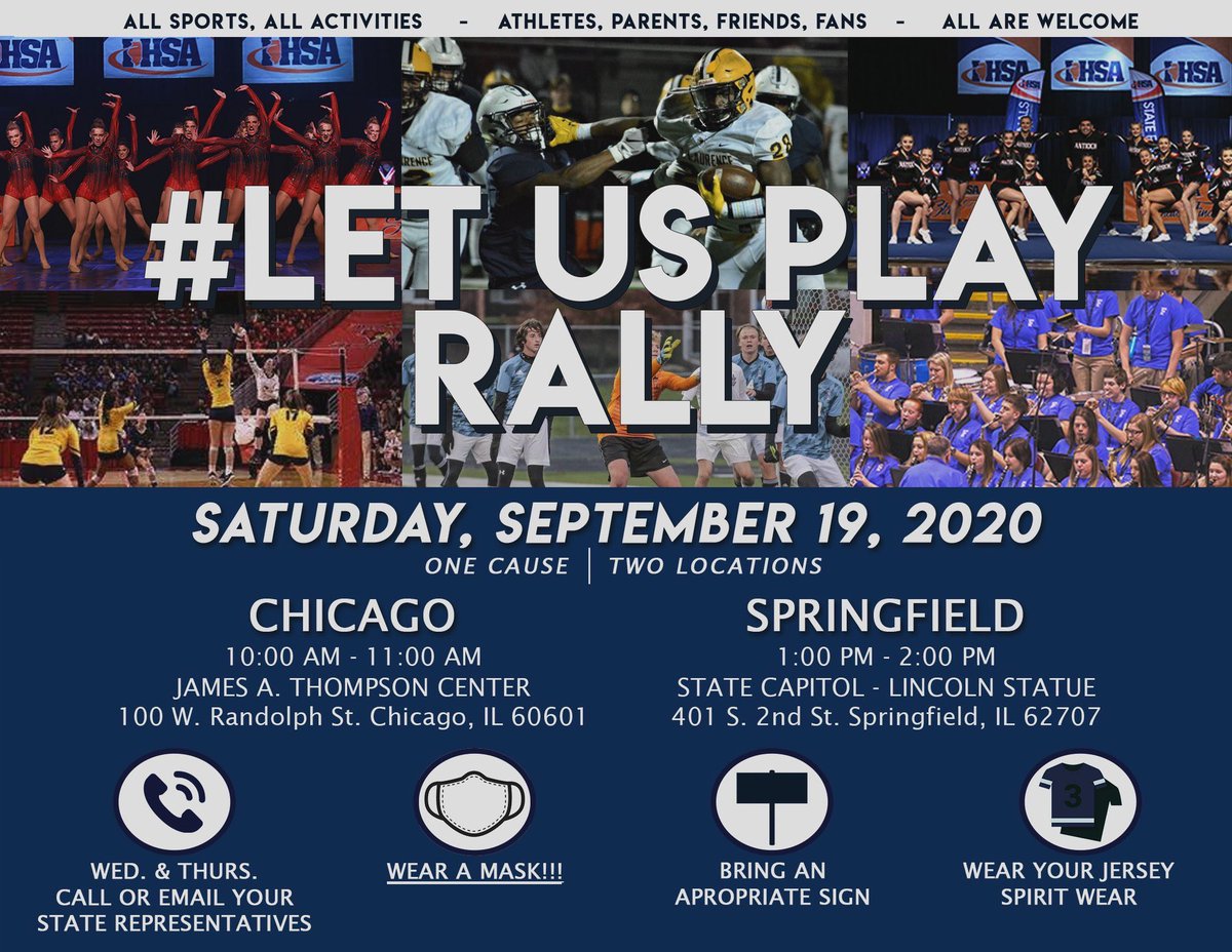 Show support. Call your rep this week and show up Saturday. See you in Springfield. #LetUsPlay