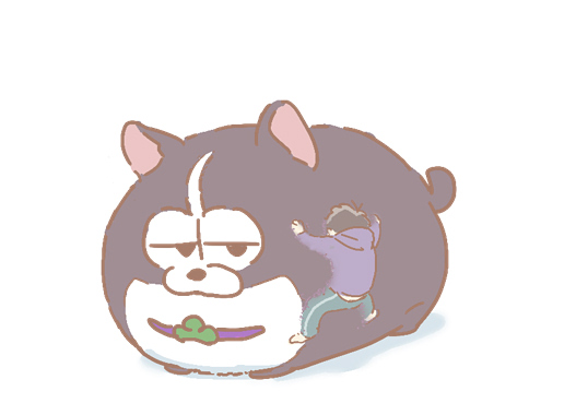 一松 「スゥーッ 」|はないろ🐶🐾のイラスト