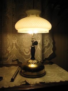 As another example, lampshades weren't needed for an electric light. They were originally used to keep gas lamps from sputtering. Edison used them as a skeuomorph (a design throwback to an earlier use) by putting them on electric lights. Not required, but comforting to have. 2/5