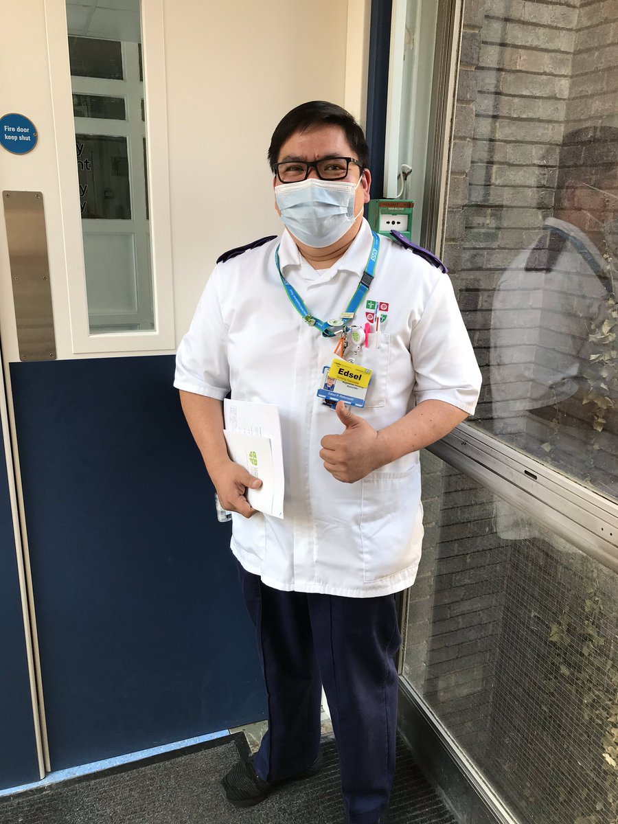 Many years ago I was a ward sister and Ed was our domestic, such a caring and compassionate member of staff who wanted to be a HCA after some encouragement did so. Now he is an NA and thinking about being an RN. Go Ed @LandDHospital #followyourdreams #NA #educationpathways #nhs