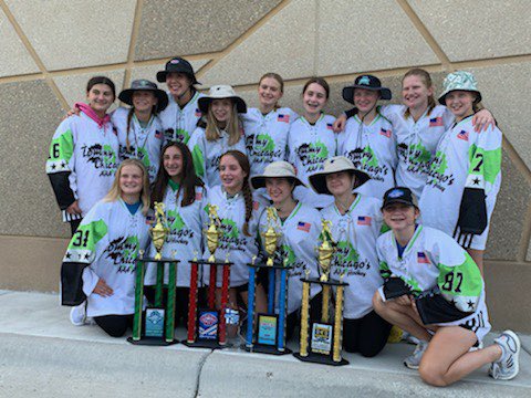 These girls had an amazing summer!!  Tommy Chicago 12U Elite. 5 tournaments, 5 championship games including winning the Warrior Cup this weekend at the 14U level! #tclegends <a href="/YouthHockeyHub/">YHH</a>