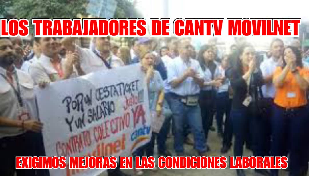 racmaninoc23's tweet photo. Los Trabajadores activos y jubilados la Cantv-Movilnet, EXIGIMOS AUMENTO DE SALARIOS ACORDE A LA REALIDAD ECONÓMICA DEL PAIS.

SALARIO JUSTO

#SiAumentanLosServiciosAumentenLosSalarios
#Cantv
#Movilnet
@Mincyt_ve
@somos_movilnet https://t.co/w6RlPoyM9O