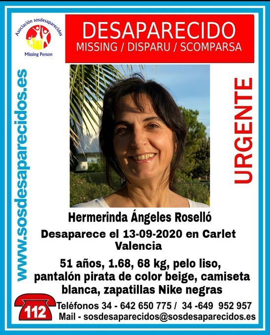NoticiesCarlet's tweet photo. ⚠️⚠️ Continua la recerca Meri, desapareguda ahir a #Carlet. Diverses dotacions de la Guàrdia Civil i d’unitats canines, a més de voluntaris, s’han desplegat al llarg del matí per la zona del riu i voltants. https://t.co/M3uEoHqHqv