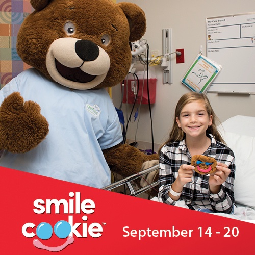 CHFHope's tweet photo. Its #SmileCookie Week! This year, there are more ways to get a smile. Head to Tim Hortons or order on SkipTheDishes, Uber Eats or Door Dash. Order a box for yourself, or send one to a friend. The full $1 from each cookie supports kids at Children's Hospital, @LHSCCanada https://t.co/1eMeJKvaJd