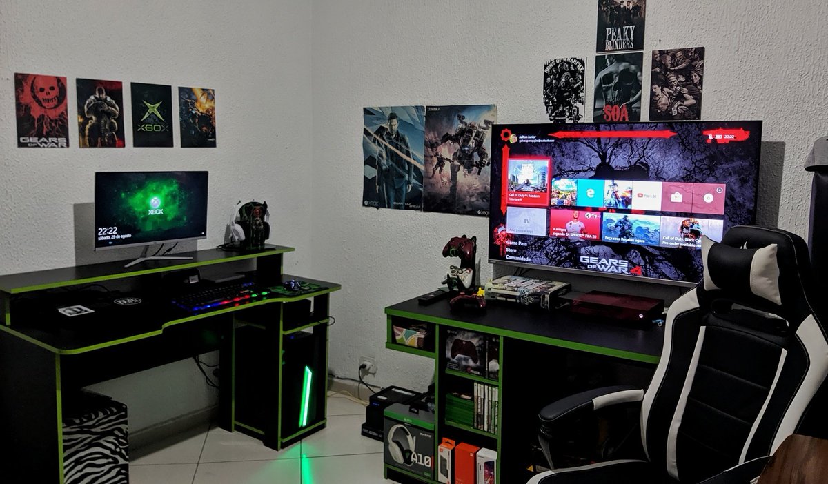JuniorFD07's tweet photo. Com muito trabalho o Setup ta ficando pronto, logo logo video no Youtube e pretendo fazer uma análise dessa TV 4K!!!!
#Xbox #ClubeDaCaixa #LogoMenos https://t.co/KrNFWw28LA