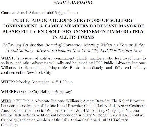 #HALTsolitary — Go to bit.ly/EndSolitaryNY tweet media