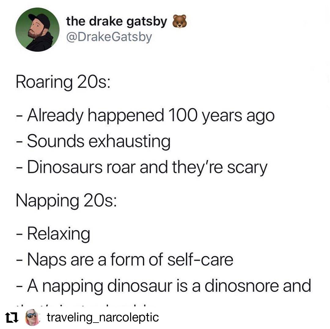 NappingActivist's tweet photo. Embrace your #napping20s 

#graduated #lifeat20 #milleniallife  #WorkingFromHomeLife https://t.co/ymCkSUfCsH