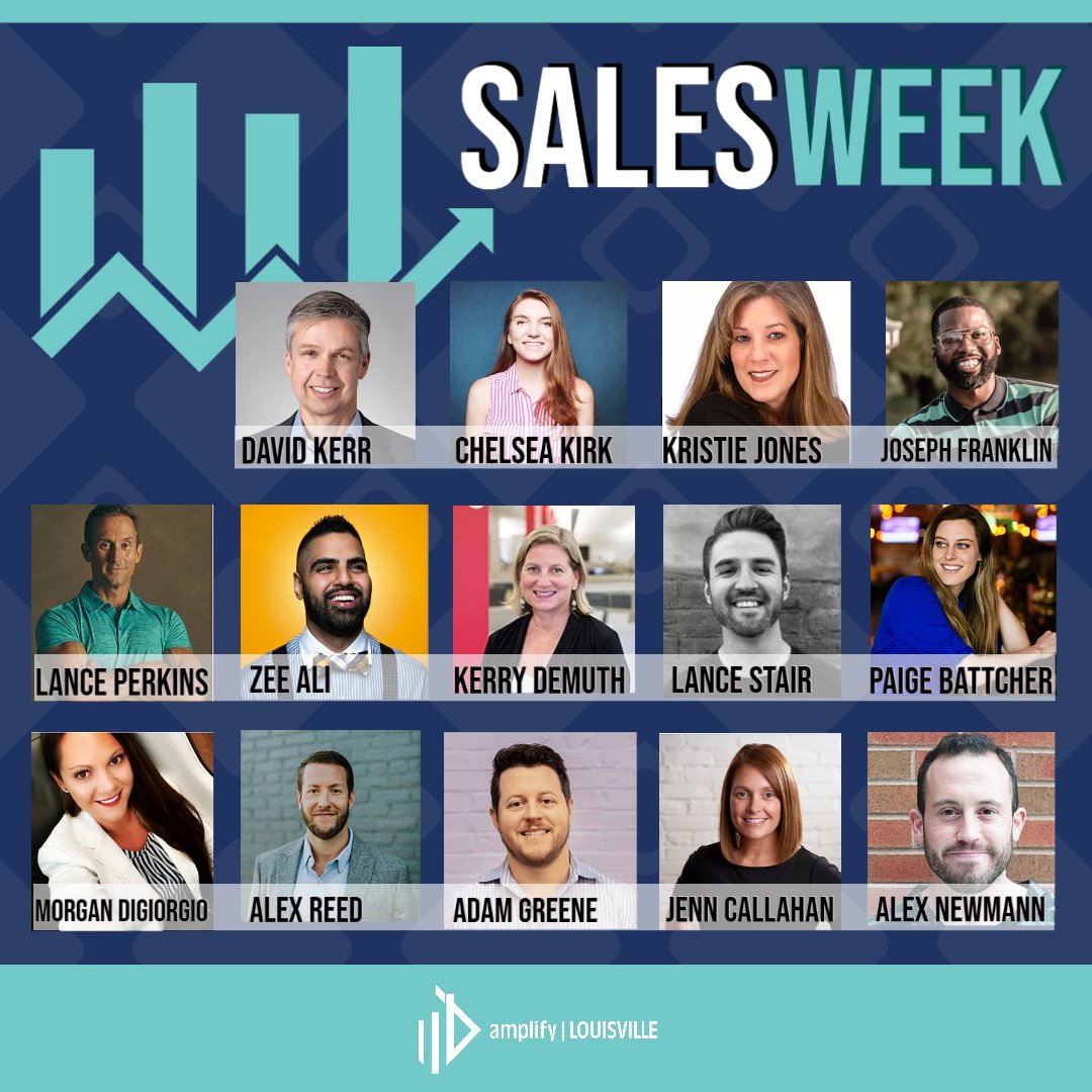 AmplifyStartups's tweet photo. There's SO MUCH good stuff this week that we have to split it into 2 posts!
First up...SALES WEEK is here! We can't wait to share all these amazing speakers with you. Visit https://t.co/LJzIkQckY3 to register for one or all of these events!
#salesweek #amplifylou #startuplou https://t.co/g1mLAyFryz