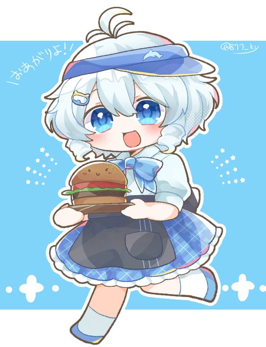 シロちゃんバーガー(原材料不明) #SiroArt 