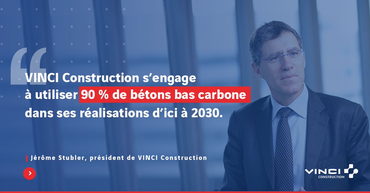 🏗️Avec #Exegy, @VINCIConstruc a l’ambition de développer significativement l’usage des bétons #bascarbone pour la réalisation de tous types d’ouvrages. https://t.co/Gq5KaZlt9Y