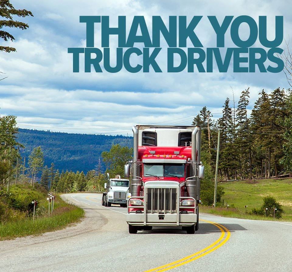 THANK YOU TRUCK DRIVERS This Week Is National Truck Driver thank-you-truck-drivers-this-week-is-national-truck-driver