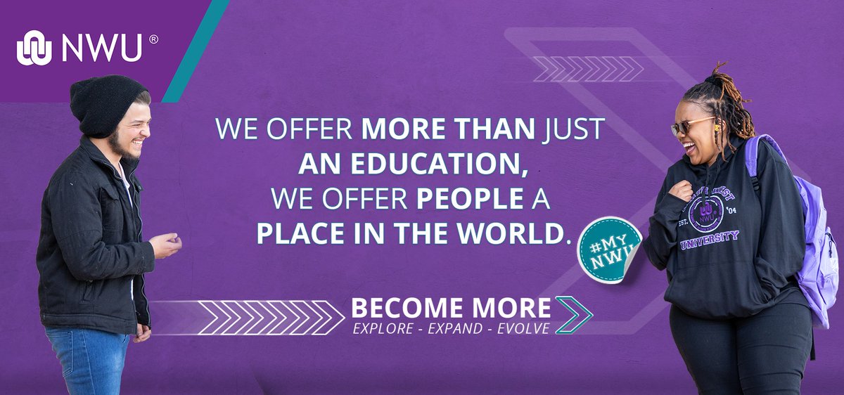 theNWU's tweet photo. @theNWU offers you the place to discover, explore &amp; SOAR... 🦅 

A place to embark on new adventures and forge new friendships. Explore our wealth of knowledge and immerse yourself in a unique, vibrant, and diverse student life. https://t.co/31pSkSIppo

#MyNWU https://t.co/qps4LMZOwQ