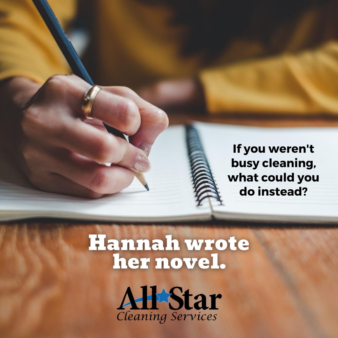 #NaNoWriMo is coming - what if you could leave the cleaning to us and focus on your novel instead? 

(You can - find out how: cleaningallstars.com/get-a-quote/)