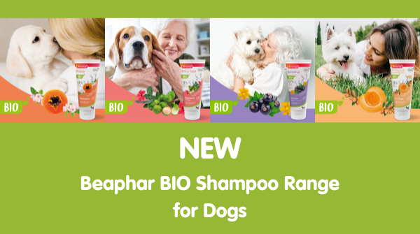 Freshen up your grooming range with NEW #Beaphar BIO Shampoos. Containing ingredients from organic farming, including Aloe vera gel, the range includes #puppyshampoo #shinycoatshampoo #sensitiveshampoo and #shampooandconditioner. Contact your local Sales Executive for more info.