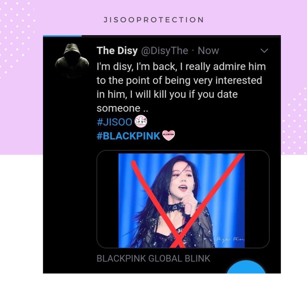 protectKJS's tweet photo. These Days, JISOO is receiving alot of hate from antis especially armies!
Hate aside, now she is receiving de@th and r*pe threAts openly
HarrAssment,bvllying and slvtshaming have gotten so normal towards them and its highly worrying

@ygent_official TAKE ACTION

 #YG_ProtectJISOO https://t.co/gUOjM3j0AL