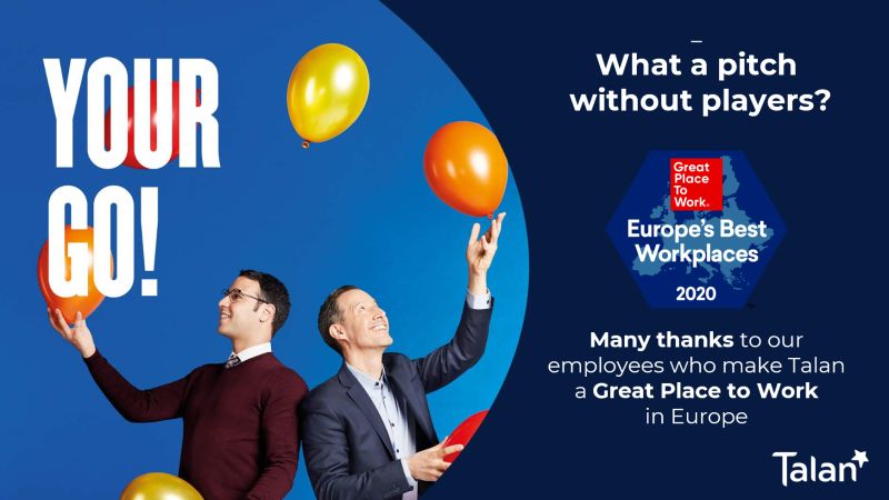 B_D_P_UK's tweet photo. 🎈 We are proud to announce Talan has been named in the Great Place to Work Europe Awards (Category 500+ employees).
👉 https://t.co/b8Hdvz9KoK
#Talan #EuropesBestWorkplaces #PalmaresGPTW2020 #GPTW #Europe https://t.co/kbkkU5IwOp