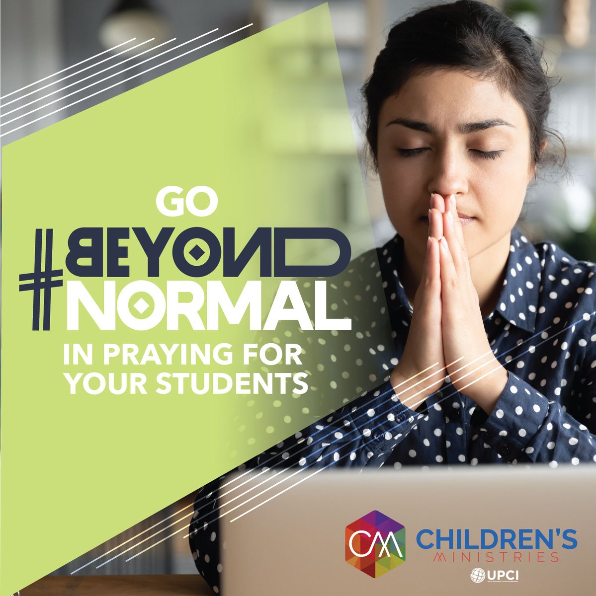 CM_UPCI's tweet image. Go #beyondnormal in praying for your students: 

🙏 Pray for your students by name every week.

🙏  Encourage and assign your volunteers to pray for their students in their classes. 

🙏  Pray the armor of God over your students. 

#mondaymotivation #kidmin #childrensministries