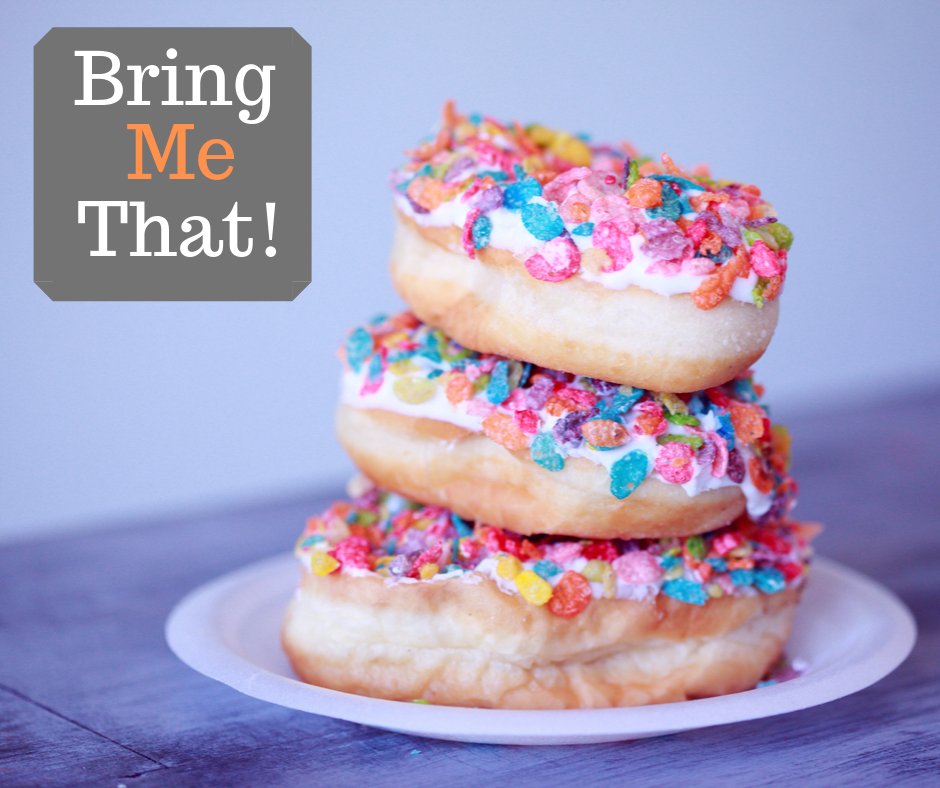 BringMeThatInc's tweet photo. Order something creamy for National Cream Filled Doughnut Day with Bring Me That! https://t.co/hLsfXhlWqM