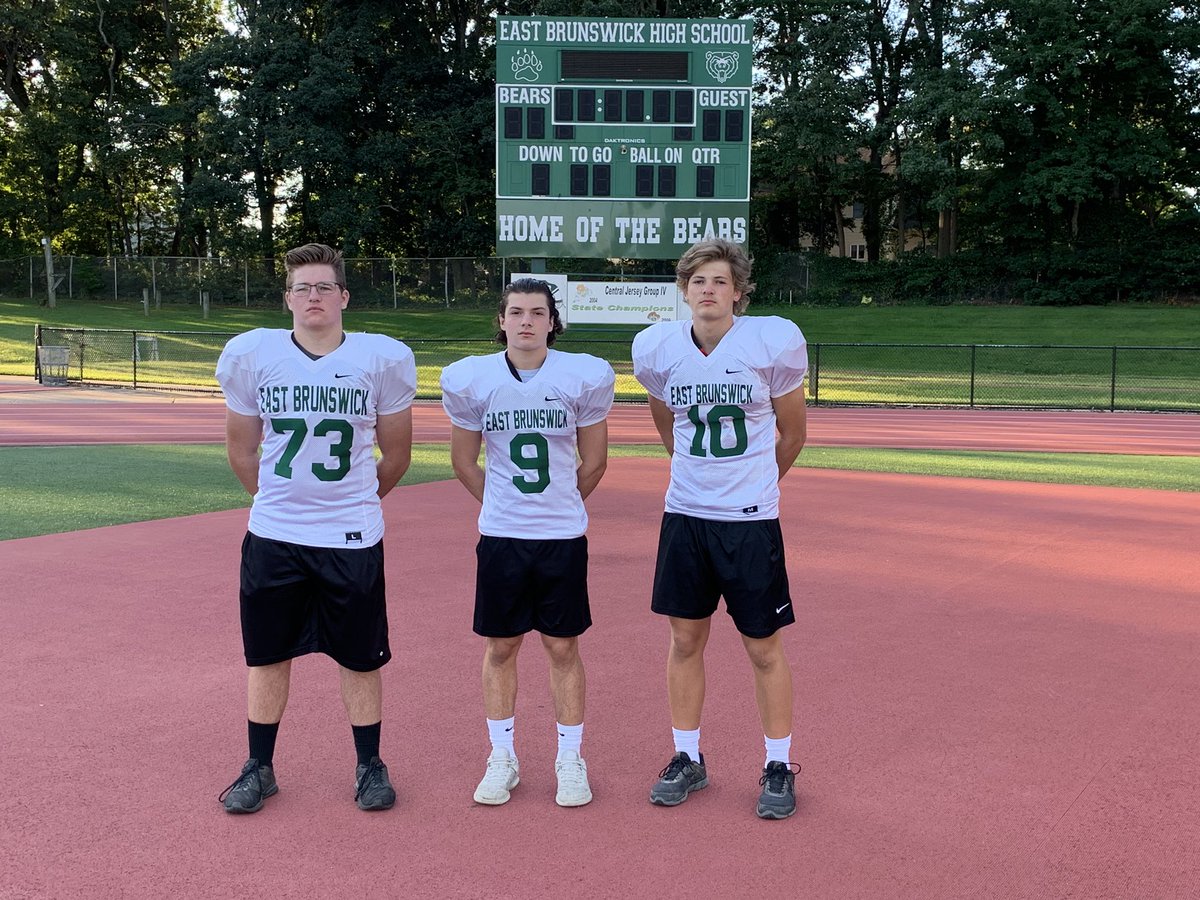 The 2020 Bears  Captains voted by their peers. Thomas Wolfe, Matt Deguida, Zach Zebro. Congratulations!! Now it’s time to lead the Bears!!! Team Unity 💪🏈💪🏈💪