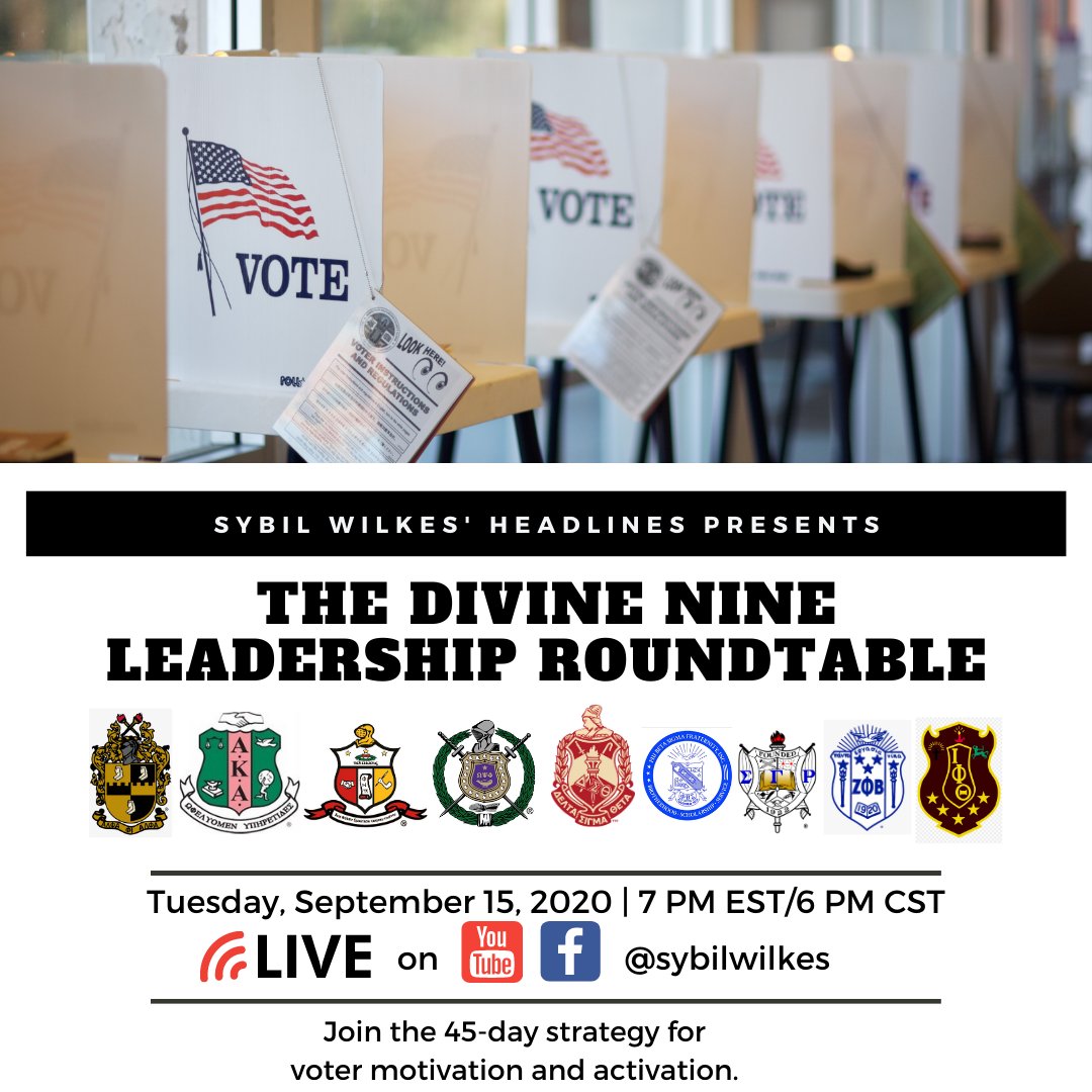 tampaalphas's tweet photo. Our General President, Brother Dr. Everett B. Ward, will join the other NPHC Council of Presidents on Tuesday for a virtual roundtable to harness the Divine Nine's collective influence to mobilize the Black vote. Streaming LIVE on Facebook and YouTube @sybilwilkes https://t.co/5DOAjpRkkF