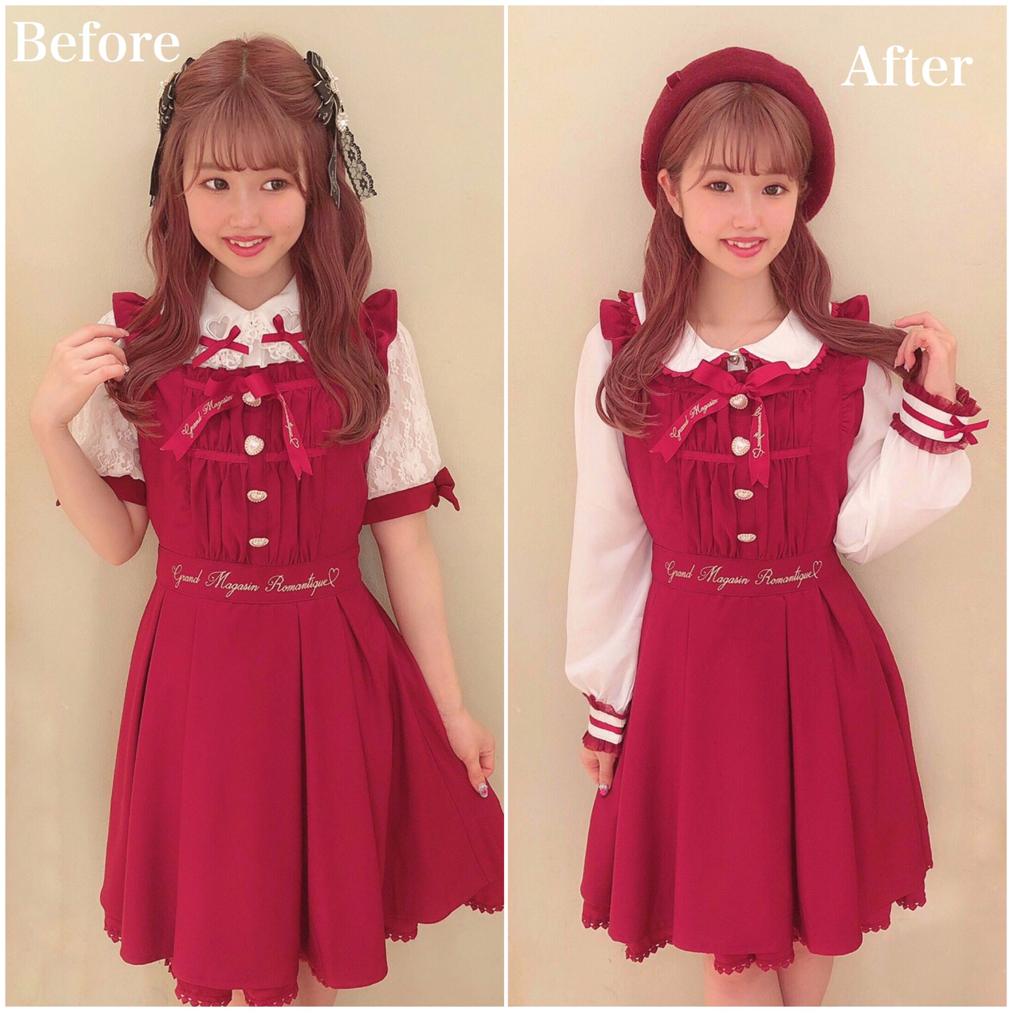 LIZLISA フロントUあきジャンスカ フロントリボンUあきジャンスカ ｜ LIZ LISA（リズリサ）公式
