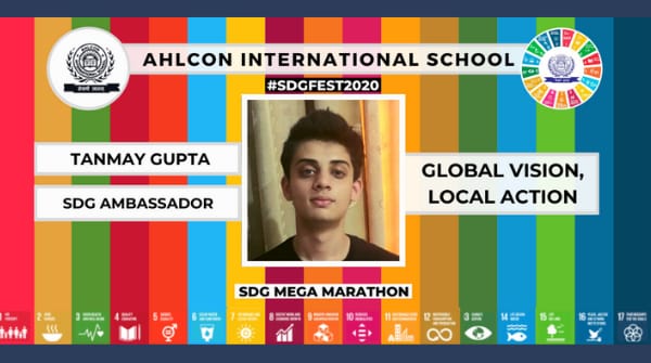 sodhisumedha's tweet photo. #Teambehind #SDGFEST2020
Tanmay is a student of class 10 & founder of Together We Can- Youth Foundation and a changemaker.His vision is to strive for excellence and innovation, yet remain grounded and continue to give back to the society @12_Tanmay @Together_TY https://t.co/T9G12zGItv