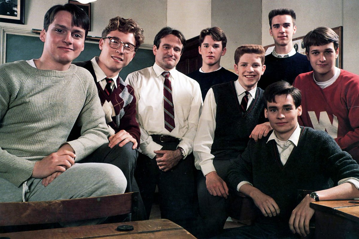 This week, teacher and cold-weather enthusiast Ally Bruemmer joins us to talk about the 1989 film DEAD POETS SOCIETY starring Robin Williams, Ethan Hawk and Robert Sean Leonard! Available wherever you get your pods! #deadpoetssociety #robinwilliams #ethanhawke #robertseanleonard