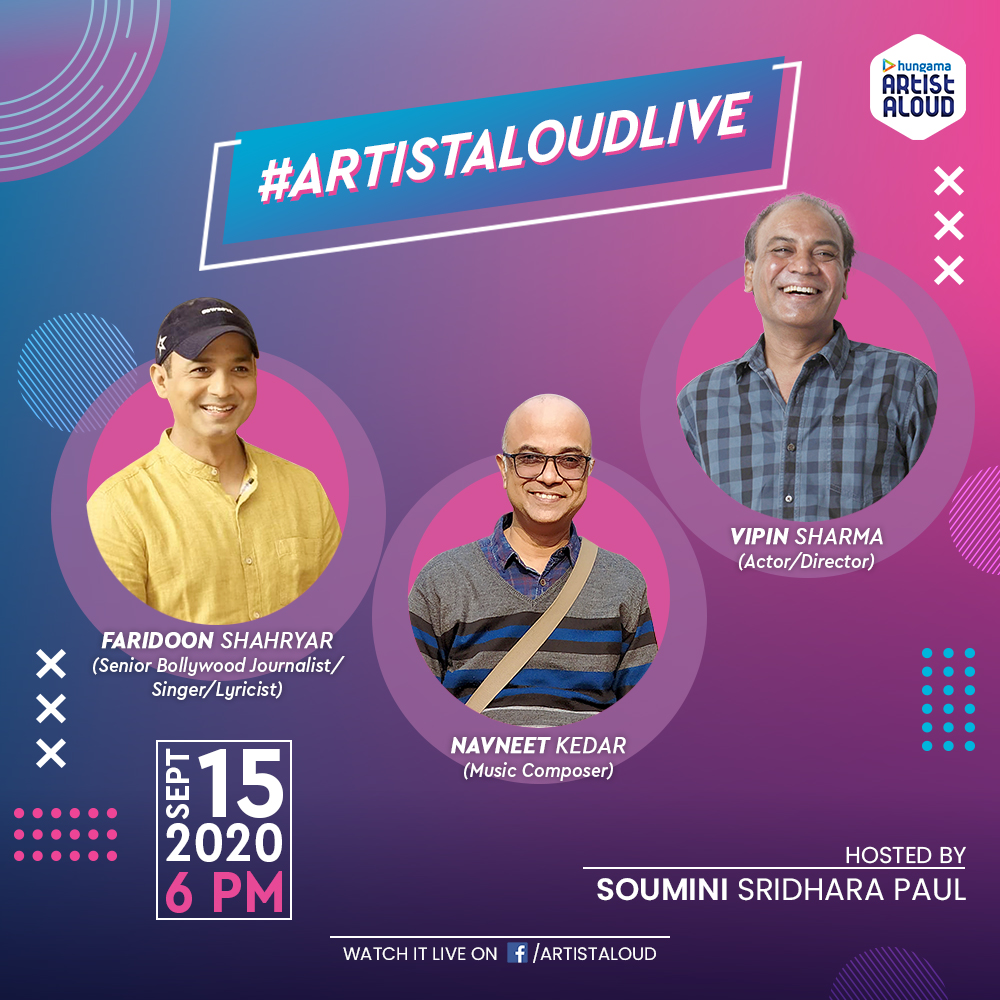 ArtistAloud's tweet photo. Get all the insights of the latest song #AksYuheenReflectionsWithin by the creators themselves (@iFaridoon @kedarnavneet @sharmamatvipin).

Catch them live tomorrow at 6:00 pm on Artist Aloud Facebook page.

@Hungama_com @ArtistAloud
#newsong #music #Live #Facebook https://t.co/bnretO2T8z