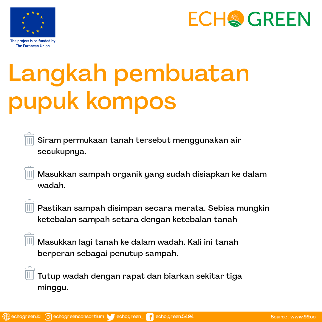 echogreen_'s tweet photo. 🌱Langkah Pembuatan Pupuk Kompos🌱

Sumber : https://t.co/t41JxkFwz3 (https://t.co/HhHrLN3kmx)

#echogreen
#petaniperempuan
#petanimuda
#pertanianberkelanjutan https://t.co/53kc1OzvZ4