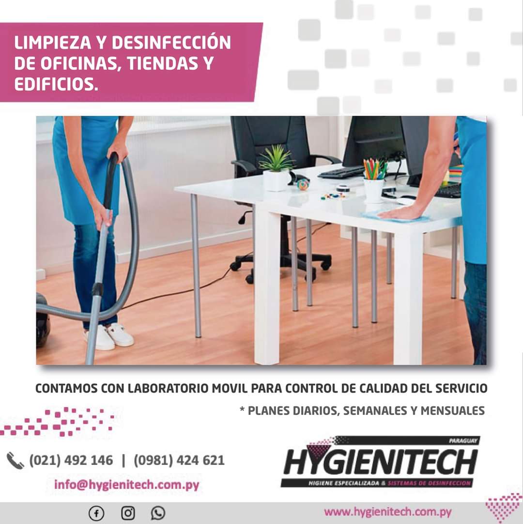 HygienitechPy's tweet photo. #Limpieza #Desinfección #Covid19py https://t.co/AgSRlMsykX