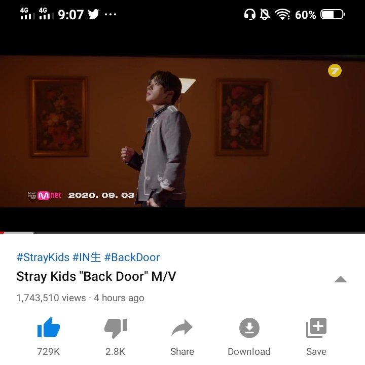 10:07 PM KST— 1,743,510 views #BackDoorOutNow  #StrayKids_IN生  #StrayKids_INLIFE  #StrayKids_BackDoor #스트레이키즈_백도어  @Stray_Kids