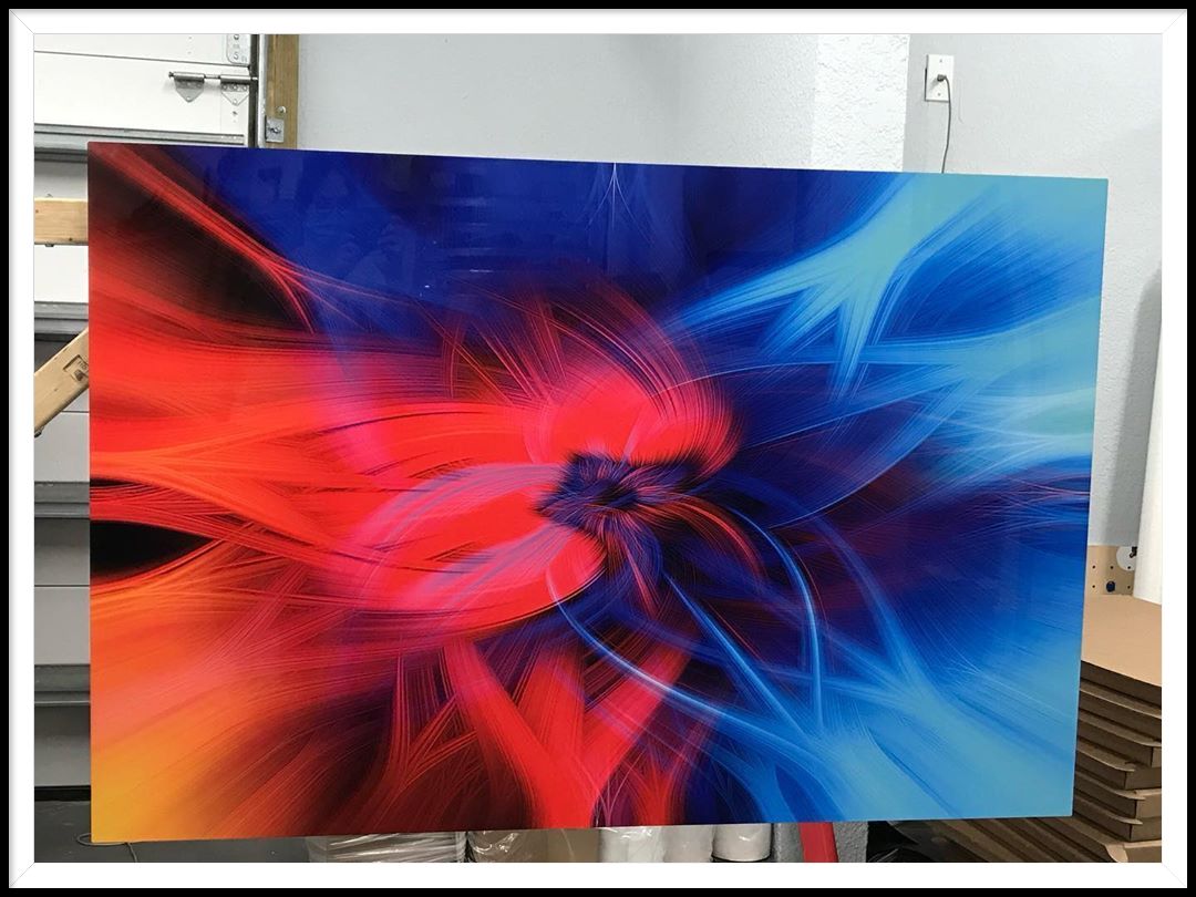Had you already seen this sublimated ChromaLuxe panel by @shinyprintsmetal ?
"Abstract Twisted Light Fibers" >>>S T U N N I N G with vibrant colors! #fineartphotography #chromaluxe #LuxWallArt #metalprint #sublimationprinting  #florida #printmedia #dyesublimation #hdmetal