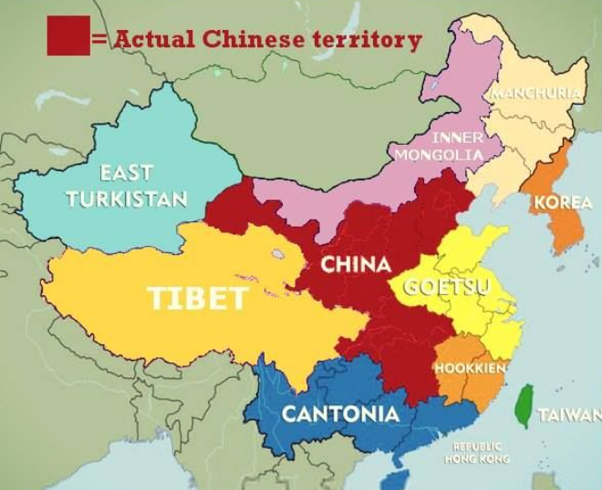 evazhengll china will breakup like this-----not far off