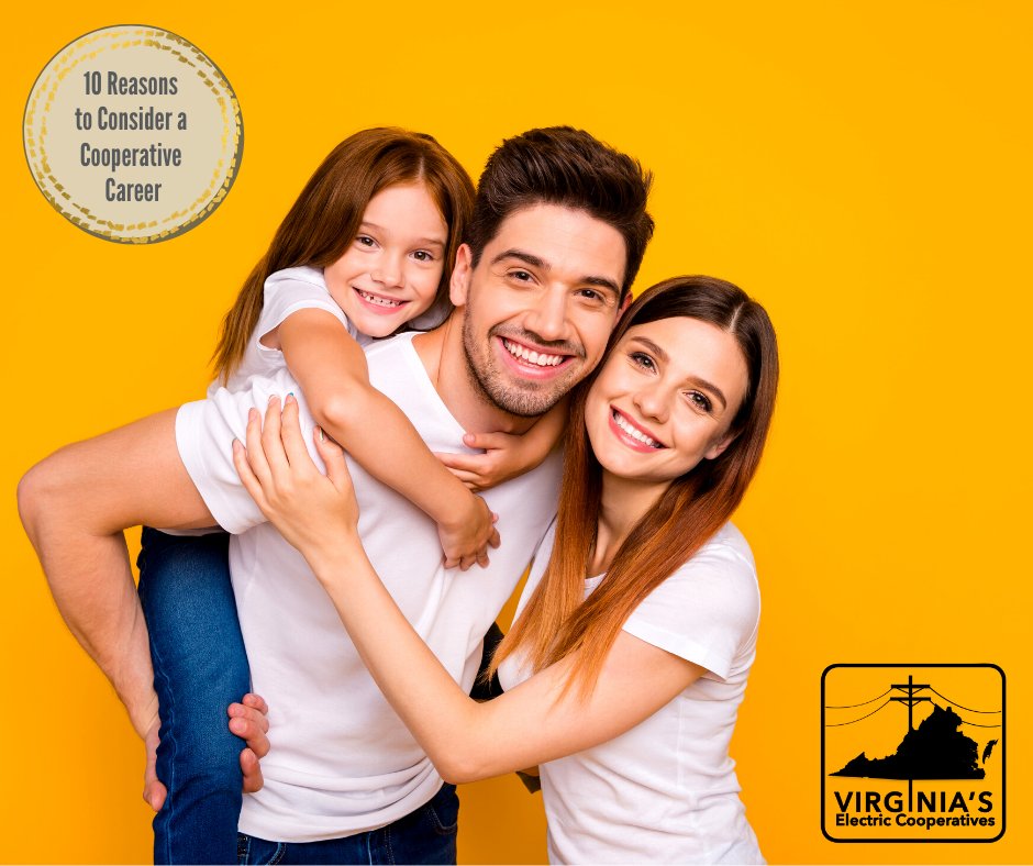 There are many ways to earn a paycheck, but some are more rewarding than others. To learn more about a cooperative career, contact your local #RuralElectric cooperative, or visit VMDAEC.com/careers/.