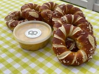 TailspinAleFest's tweet photo. Meatloaf and mashed potatoes for the table. Poppa's pretzels and beer cheese for the porch. Check out the new menu and our Forecastle Foundation Collector''s Bottle - *https://t.co/piFqGm9MQf* https://t.co/qK8XIXl4Ap