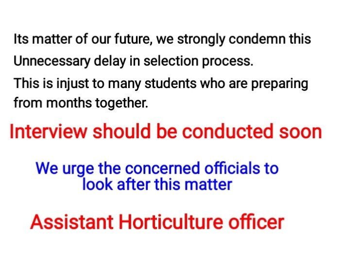 Raghave53744231's tweet photo. ..This is injustice to horticulture students who are waiting for more than 1 year. We want this issue to be solved now. Till we wont stop 
#conductAHOinterview
#Justiceforhorticulture
@BSYBJP @siddaramaiah @GSATYAVATHI2 @NarayanaGowda_  @hd_kumaraswamy @bcpatilkourava https://t.co/pVKGul5l1u