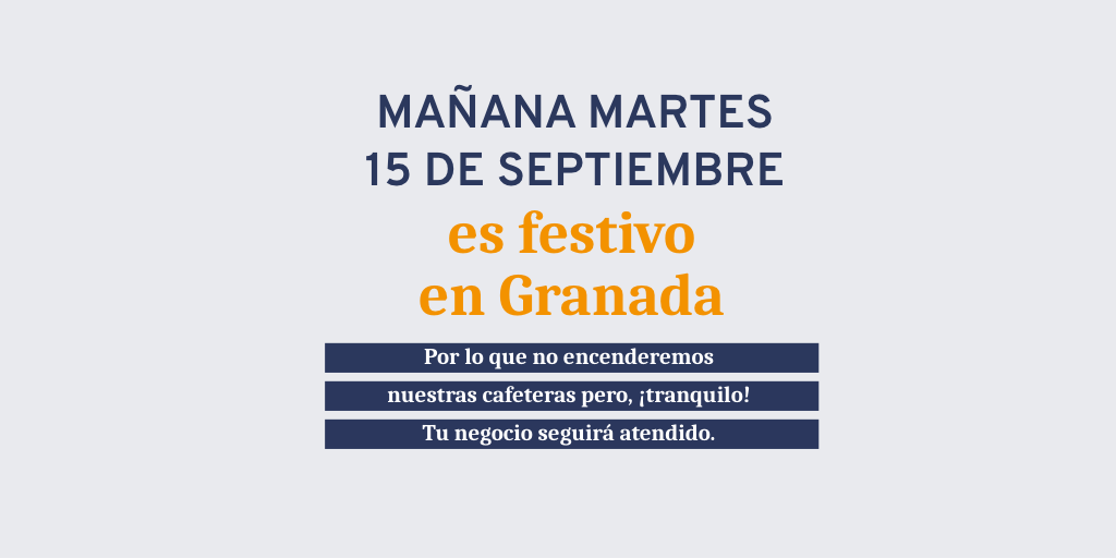 moka_agencia's tweet photo. 🚨 ¡Mañana nos lo tomamos libre! ¡Volvemos el Miércoles con las pilas cargadas! https://t.co/fbF3pTHRJk