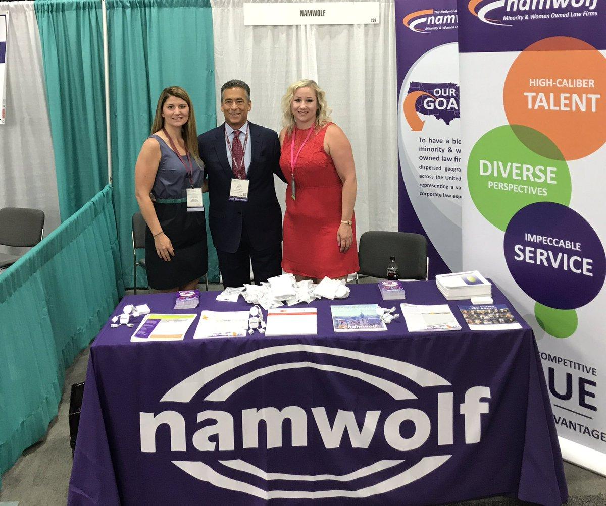 It’s that time of year again! We’re excited to be a part of <a href="/NAMWOLF/">NAMWOLF</a>’s Annual Virtual Conference and see some friendly faces digitally this year. Here are some pics from past NAMWOLF meetings over the years.