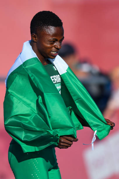 NigeriaOlympic's tweet photo. Happy birthday to #TeamNigeria's @youtholympics 2018 100m silver medalist and 1X African Youth champion ALABA AKINTOLA.
All the best champ. 🥳🇳🇬❤️
#Athletics #YouthOlympics #SprintNation #BirthdayBoy #buenosaires2018 #Nigeria https://t.co/rbiQZ9kQpz