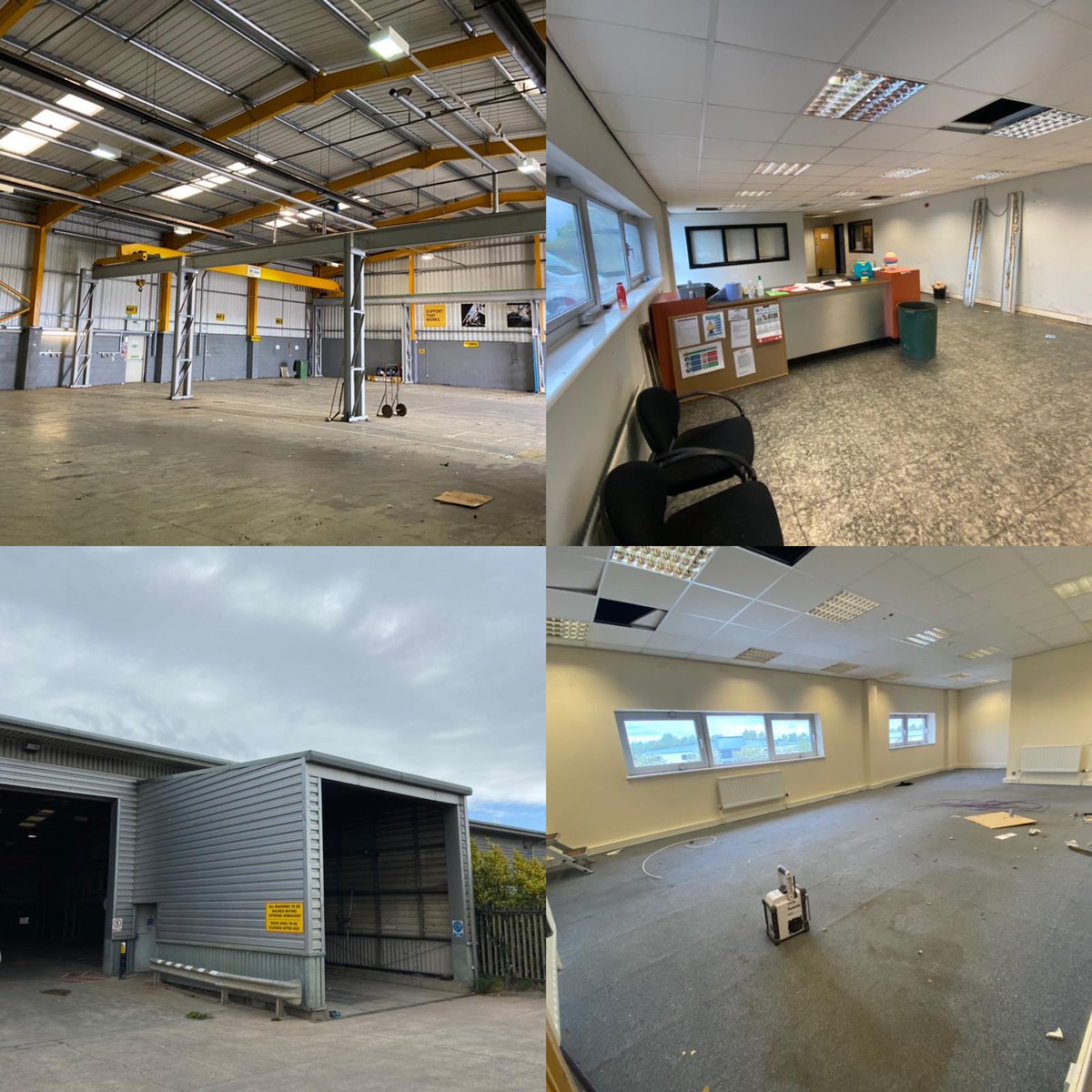 GmrConstruction's tweet photo. Refurbishment of an industrial unit ready for a new tenant to move in 🚧
If you require any construction works, feel free to contact us for a quotation at 01912677905 or email us at info@gmrconstruction.co.uk https://t.co/wAMebdgiSq
