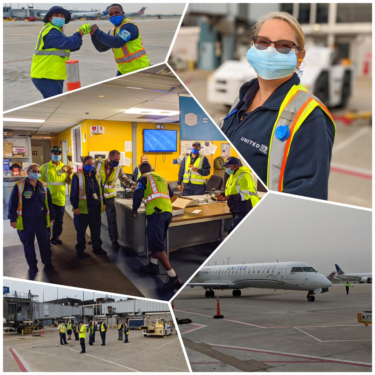LauraCarpioUAL's tweet photo. ORDCG Ramp service Safety Blitz in T2 ensuring arrival readiness &amp; employee appreciation #WeAreUnited @weareunited @ORDCGMarcChris @MikeHannaUAL @HermesPinedaUA @JulieAs76920130 https://t.co/d3Xhng6RUP
