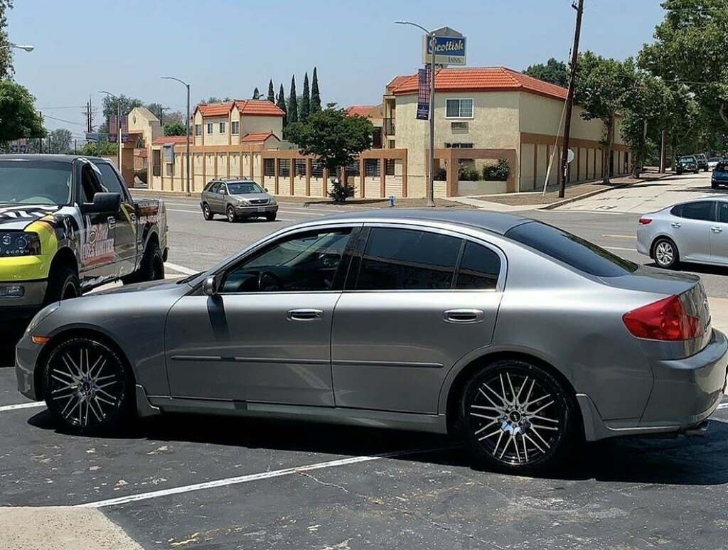 NSWheels's tweet photo. Gee that's clean #g35⁠
#repost @frankyzmotorsportz⁠
⁠ https://t.co/UaMaHhvA76